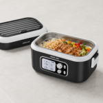 Green Lion GLB-35 1.5L Electric Lunch Box 100W – Black - Image 2
