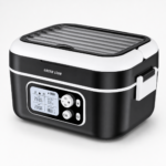 Green Lion GLB-35 1.5L Electric Lunch Box 100W – Black - Image 4