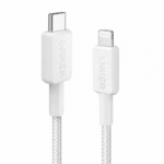 Anker 322 USB-C to Lightning Cable Kuwait White