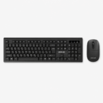 Green Lion GKM-200 Wireless Combo Keyboard and Mouse - Black