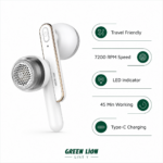 Green Lion Lint Y Lint Remover – White, Fabric Shaver with USB-C - Image 6
