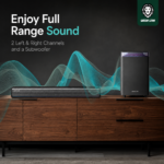 Green Lion Cinema SP100 Soundbar 2.1 Channel – 100W, Bluetooth V5.0 - Image 4