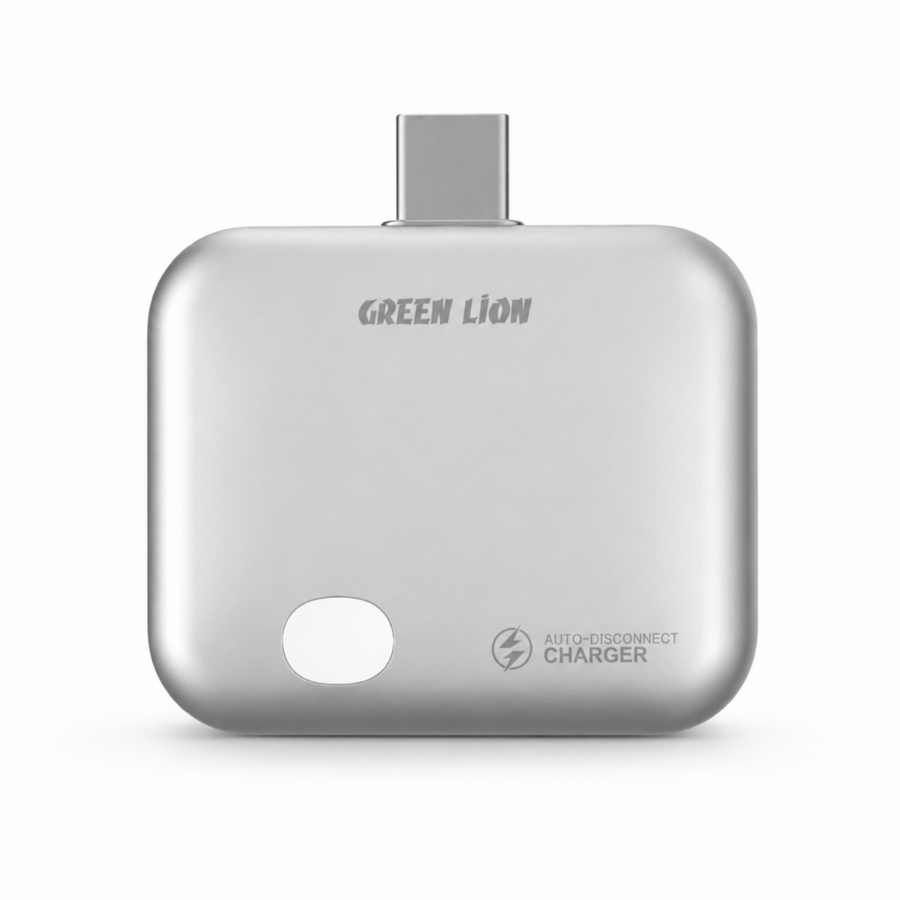 Green Lion Auto Disconnect Smart Charger Kuwait Gray