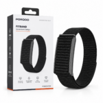 Porodo TrackFit Screenless Fitband – Black Case / Black & Orange Strap - Image 5