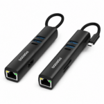 Porodo 8-in-1 Multi-Port USB-C Hub 100W PD – Black - Image 2