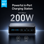 Anker Prime 200W 6-Port GaN Charger – Silver - Image 2