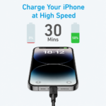 Anker 322 USB-C to Lightning Cable Braided 1.8m - Black - Image 4