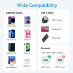 Anker 322 USB-C to Lightning Cable Braided 1.8m - Black - Image 5