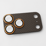 Green Lion Kevlar Guard Camera Lens for iPhone 17 Pro / Pro Max - Black/Gold - Image 3