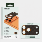 Green Lion Kevlar Guard Camera Lens for iPhone 17 Pro / Pro Max - Black/Gold - Image 4