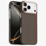 Green Lion MagSafe Kevlar Case for iPhone 17 Pro Pro Max - Gold Black