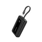 Anker Zolo Power Bank 10000mAh 30W with Built-In USB-C Cable – Black