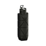 Porodo Fold Flat Silicone Bottle Kuwait Black