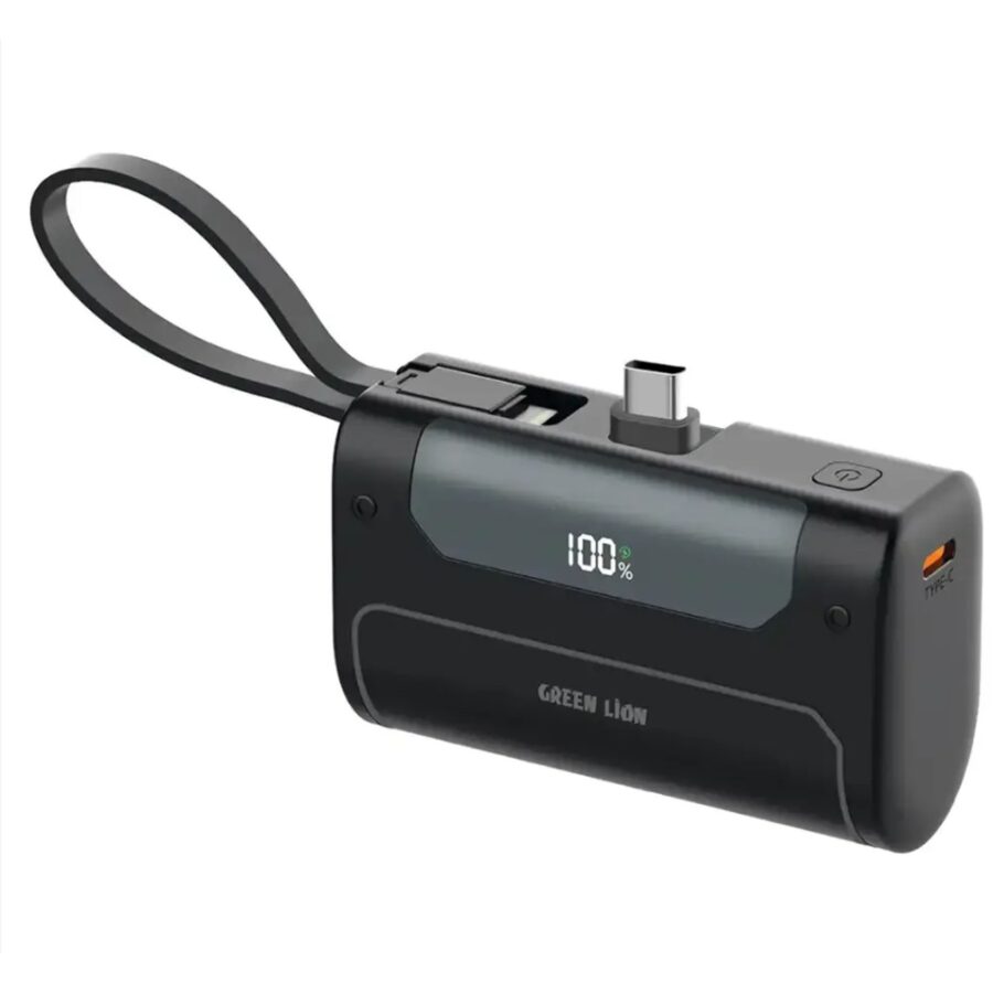 Green Lion Pocket Power Bank Kuwait Black