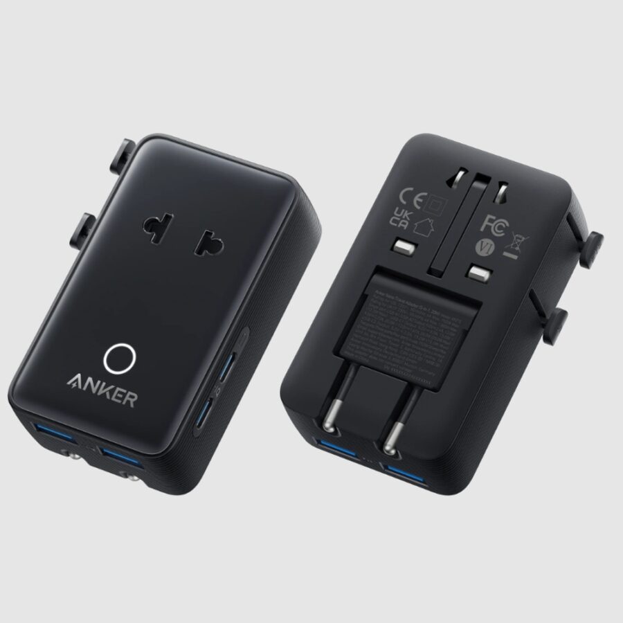 Anker Nano Travel Adapter Kuwait Black