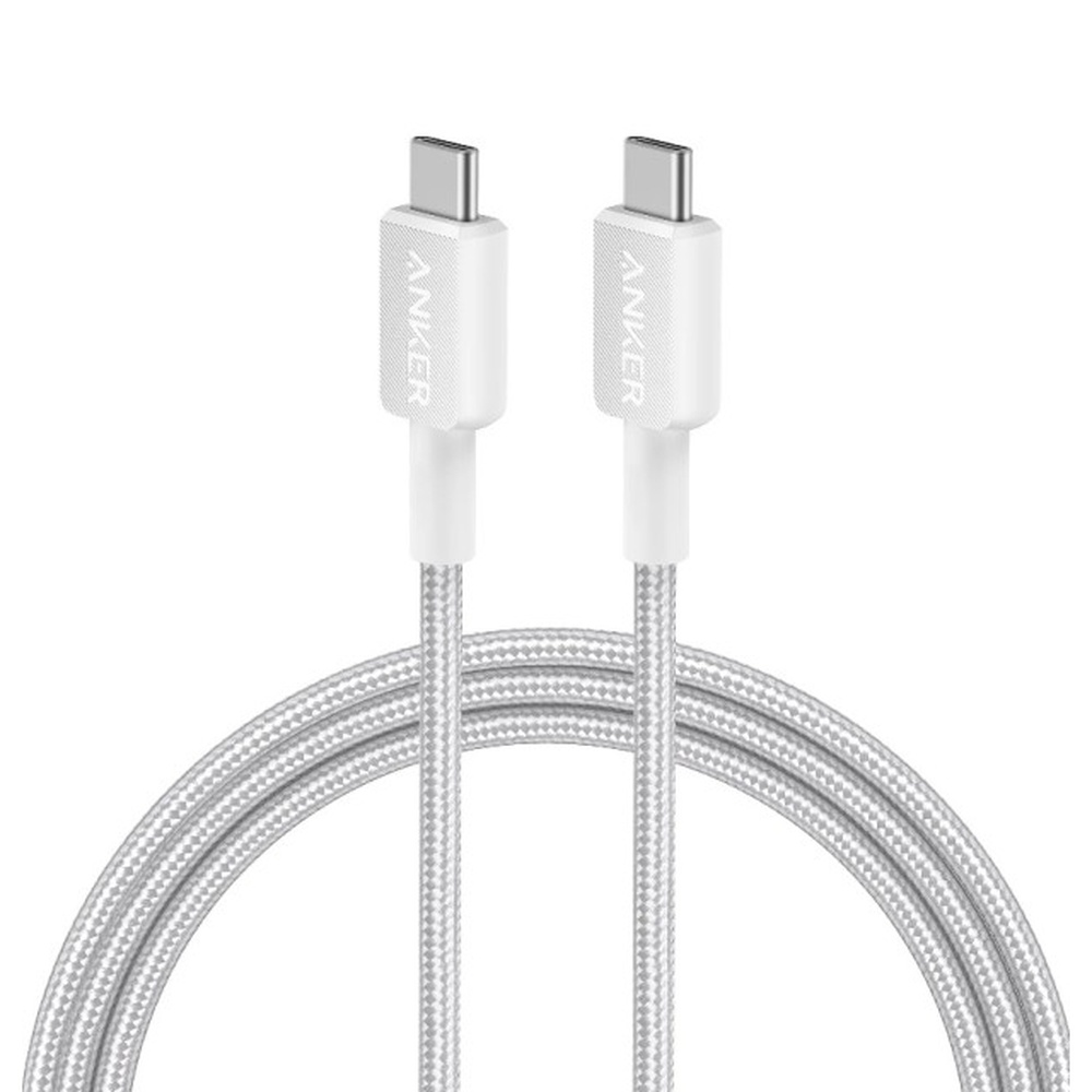 Anker 322 USB C Cable Kuwait White