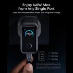 Anker Prime 160W 3-Port USB-C GaNPrime Charger with Smart Display – Black - Image 4