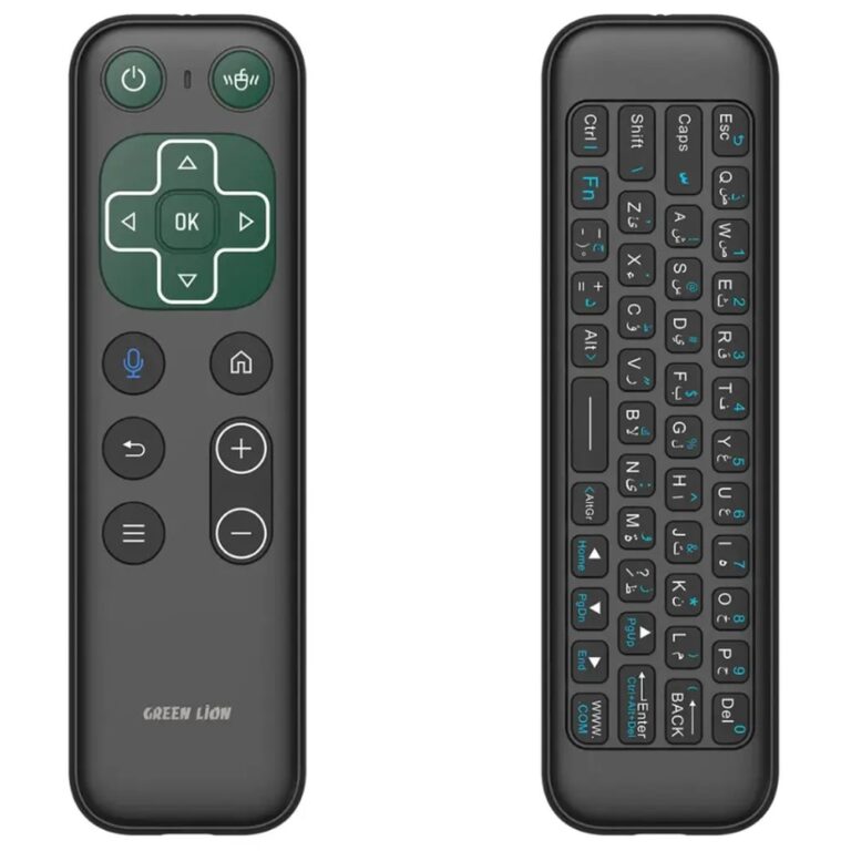 Green Lion Wireless Remote Keyboard Mouse Kuwait Black
