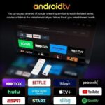 Porodo 4K Android 14 Smart Streaming TV Stick with Google Assistant – White - Image 3