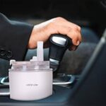 Green Lion Vacuum Travel Mug Lite 280ml – White - Image 2