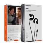 Porodo Voxes Clip-On Wired USB-C Earphones – Black - Image 5