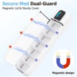 LiveOn Smart Pill Medication 7-Day Organizer with Bluetooth – White - Image 4