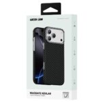 Green Lion MagSafe Kevlar Case for iPhone 18 Pro Max / 17 Pro Max – Black - Image 2