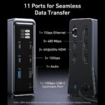 Anker Prime 14-in-1 160W Charging Docking Station – Space Gray - Image 6