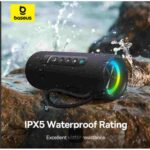 Baseus AeQur VO20 Bluetooth Speaker 15W RGB IPX5 – Black - Image 5