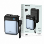 Green Lion Lynk 10000mAh Power Bank Black