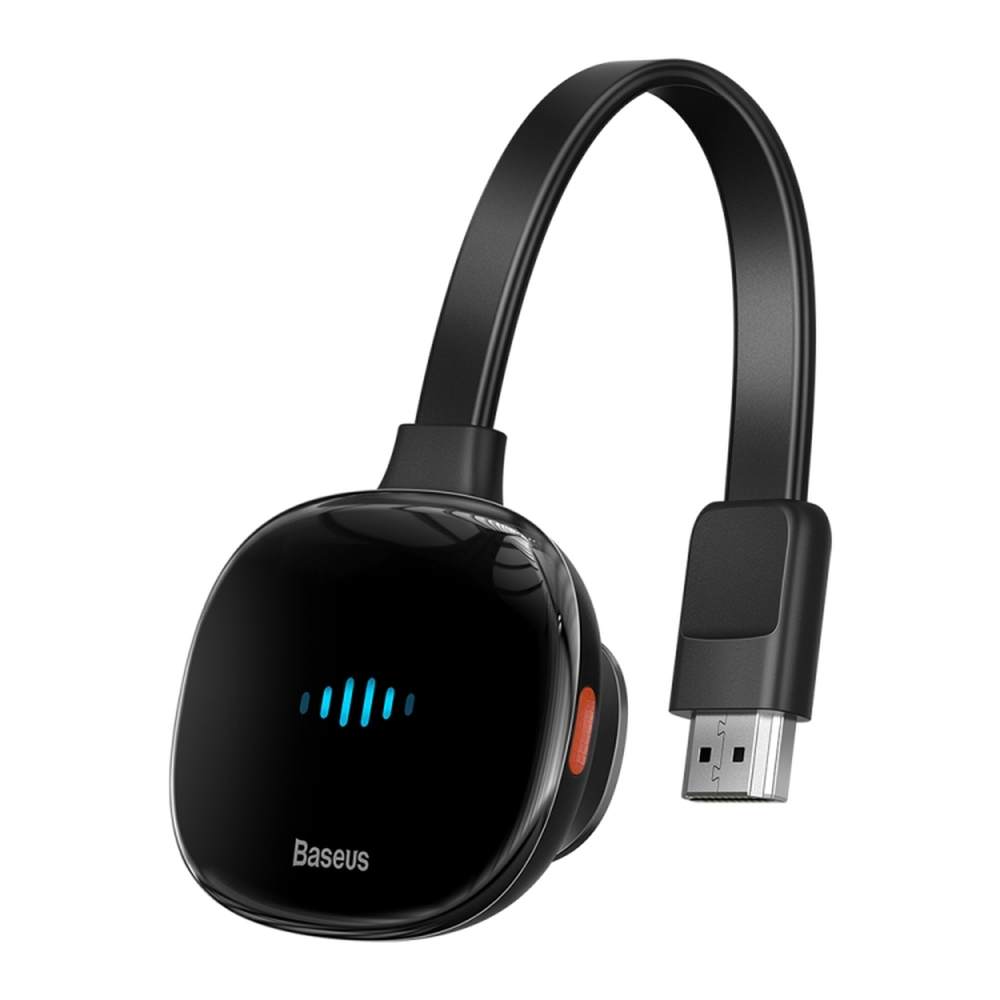 Baseus Meteorite Shimmer Wireless Display Dongle 4K 30Hz 2.4G – Black