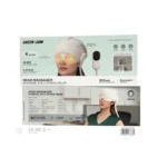 Green Lion Head Massager with Heat & Air Compression – Beige - Image 3