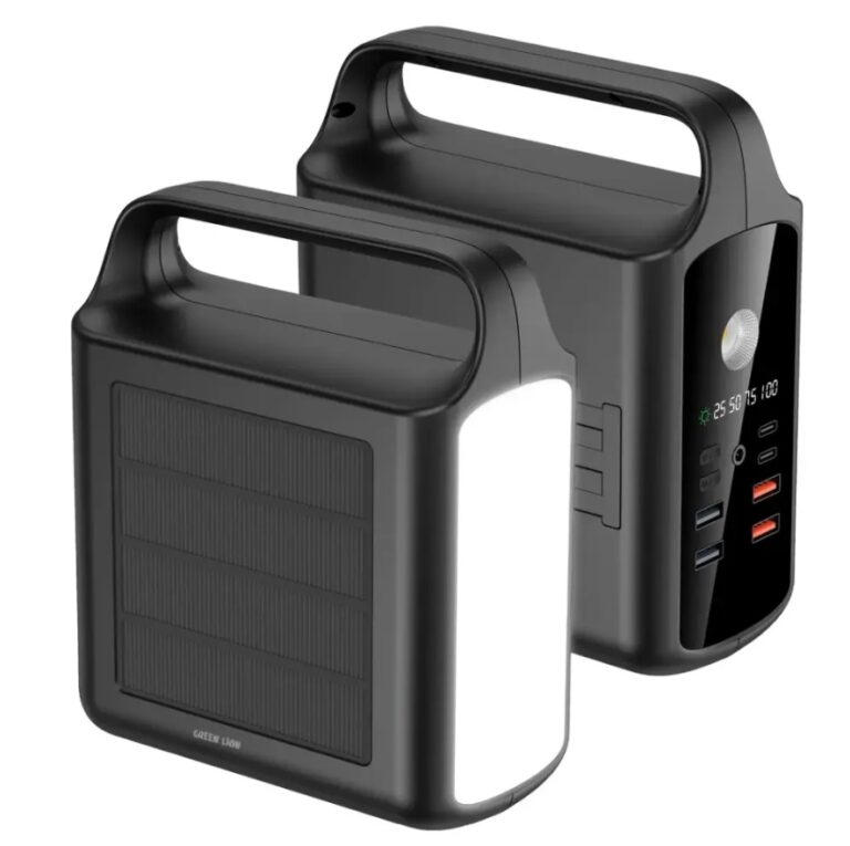 Green Lion Solar Xtreme Power Bank Kuwait 100000mAh Black