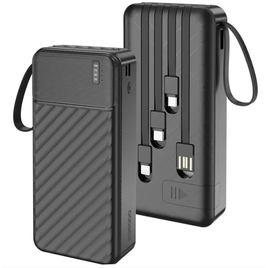 Porodo Piano 20000mAh Power Bank Kuwait Black