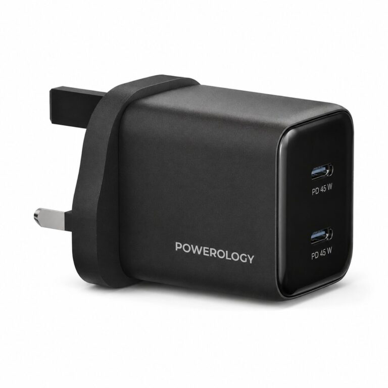 Powerology Volt X 45W Charger Kuwait Black