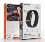 Porodo TrackFit Neo Screenless ECG Smart Health Band – Black - Image 3