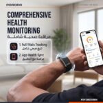 Porodo TrackFit Neo Screenless ECG Smart Health Band – Black - Image 2