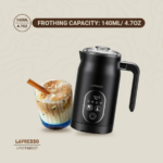 LePresso Four Froth Milk Frother 500W 270ml – Black - Image 4
