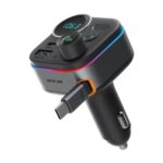 Green Lion Car FM Transmitter Bluetooth 5.4 72W – Black