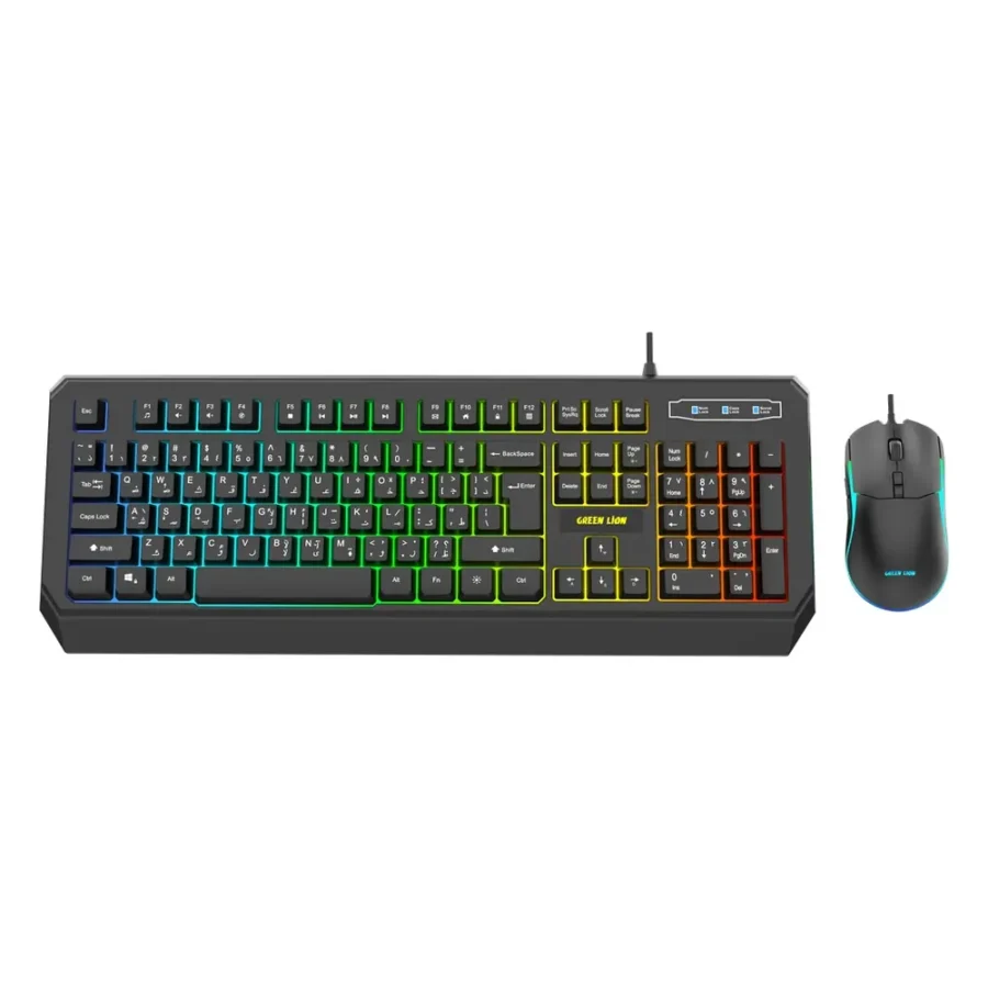 Green Lion GKM-65 Gaming Keyboard Mouse Combo
