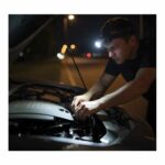 Green Lion Beam Light Rechargeable Headlamp 350LM – Black - Image 3