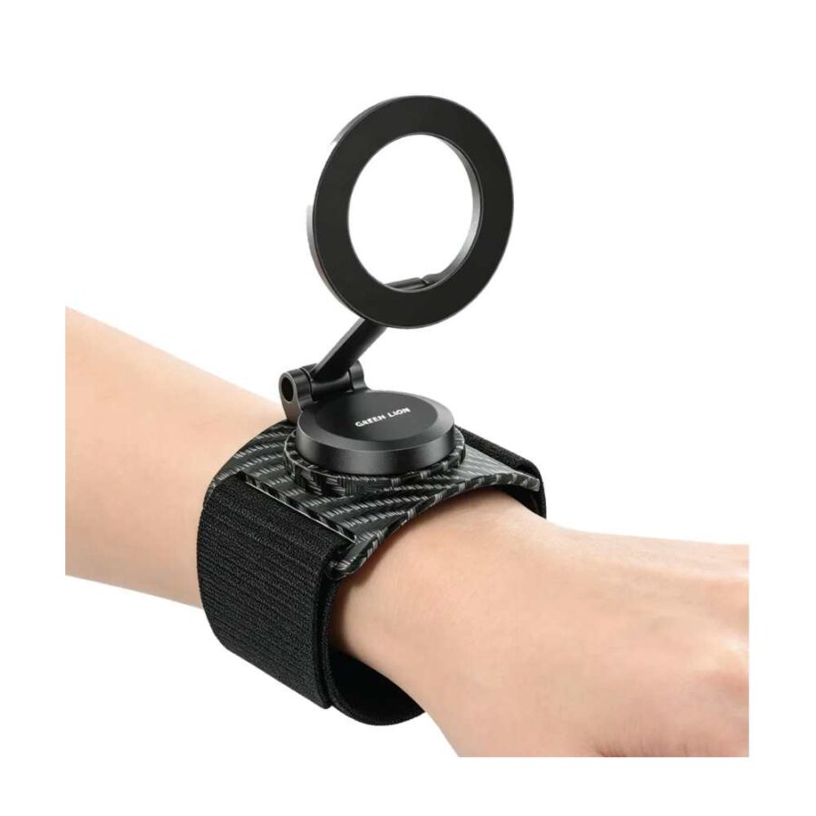 Green Lion GX-26 MagSafe Wrist Phone Mount 360° – Black