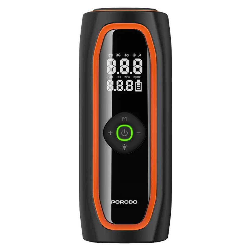 Porodo Voltair Car Tire Inflator 120W 220PSI – Black