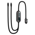 Levelo Polix 84W Fast Car Charger – Gray - Image 3