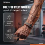 Porodo TrackFit Evo Smart Health Tracking Band – Black - Image 4