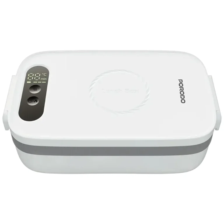 Porodo Lifestyle HeatMate Rechargeable Electric Lunch Box- White